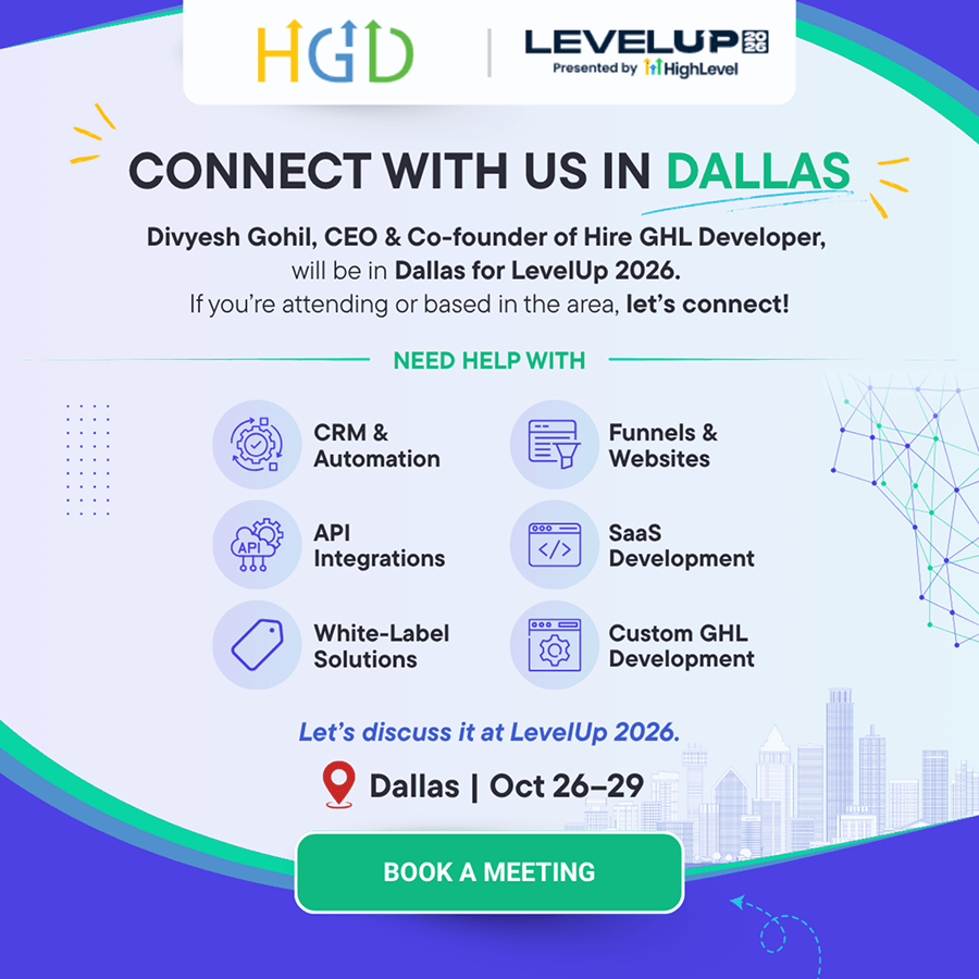 Book a consultation with Hire GHL Developer
